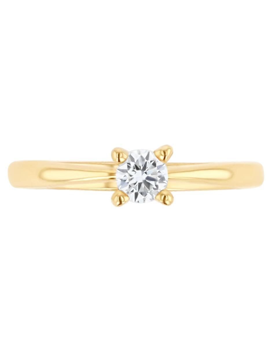 Solitario de oro 14 k diamante Solitario de oro 14 k diamante