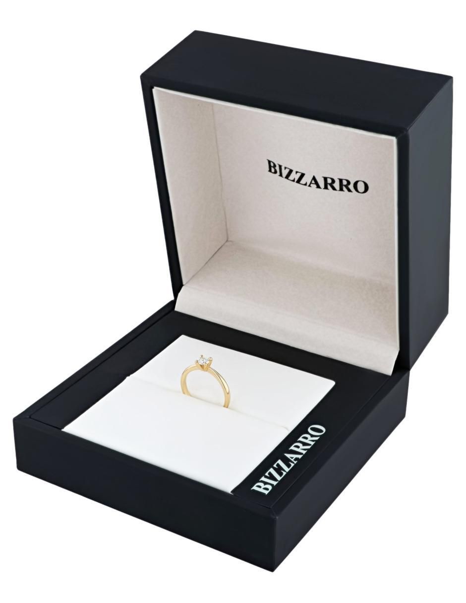 Solitario de oro 14 k diamante 2