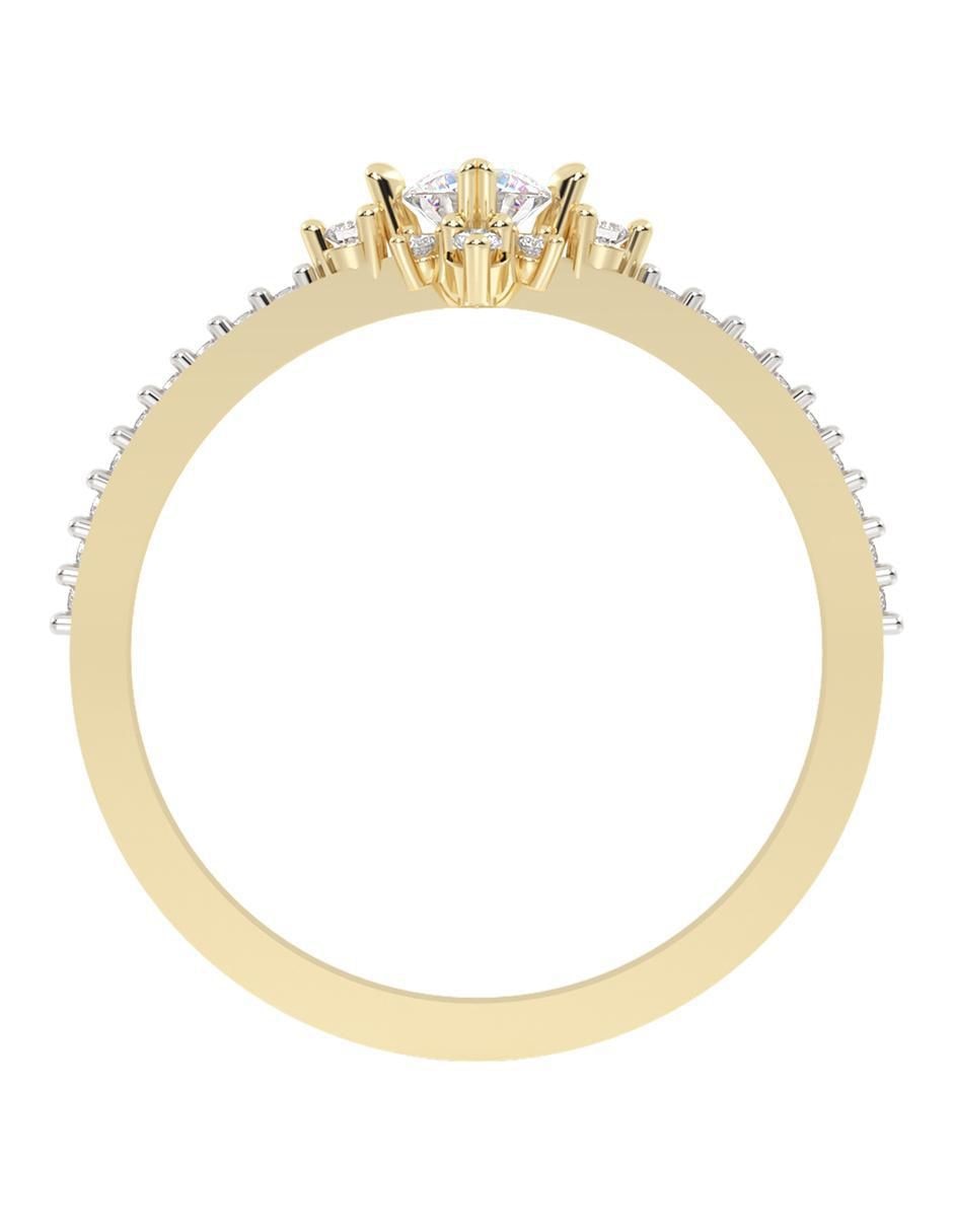 Anillo de compromiso 10 k 4