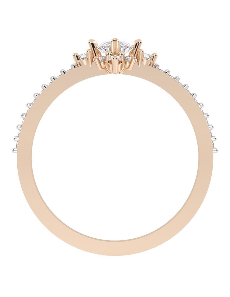 Anillo de compromiso 14 k 3