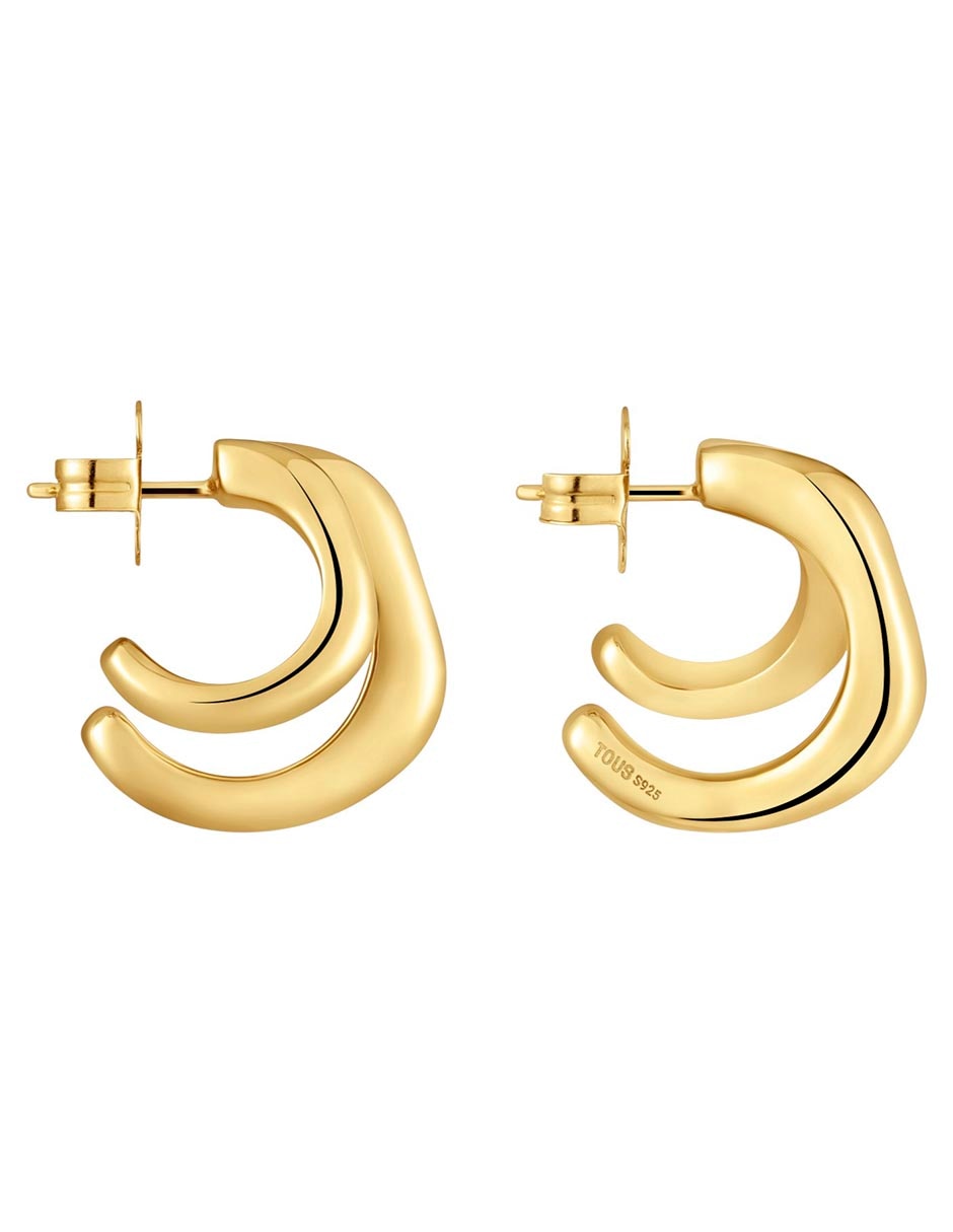 Aretes de aro de plata P 925 2