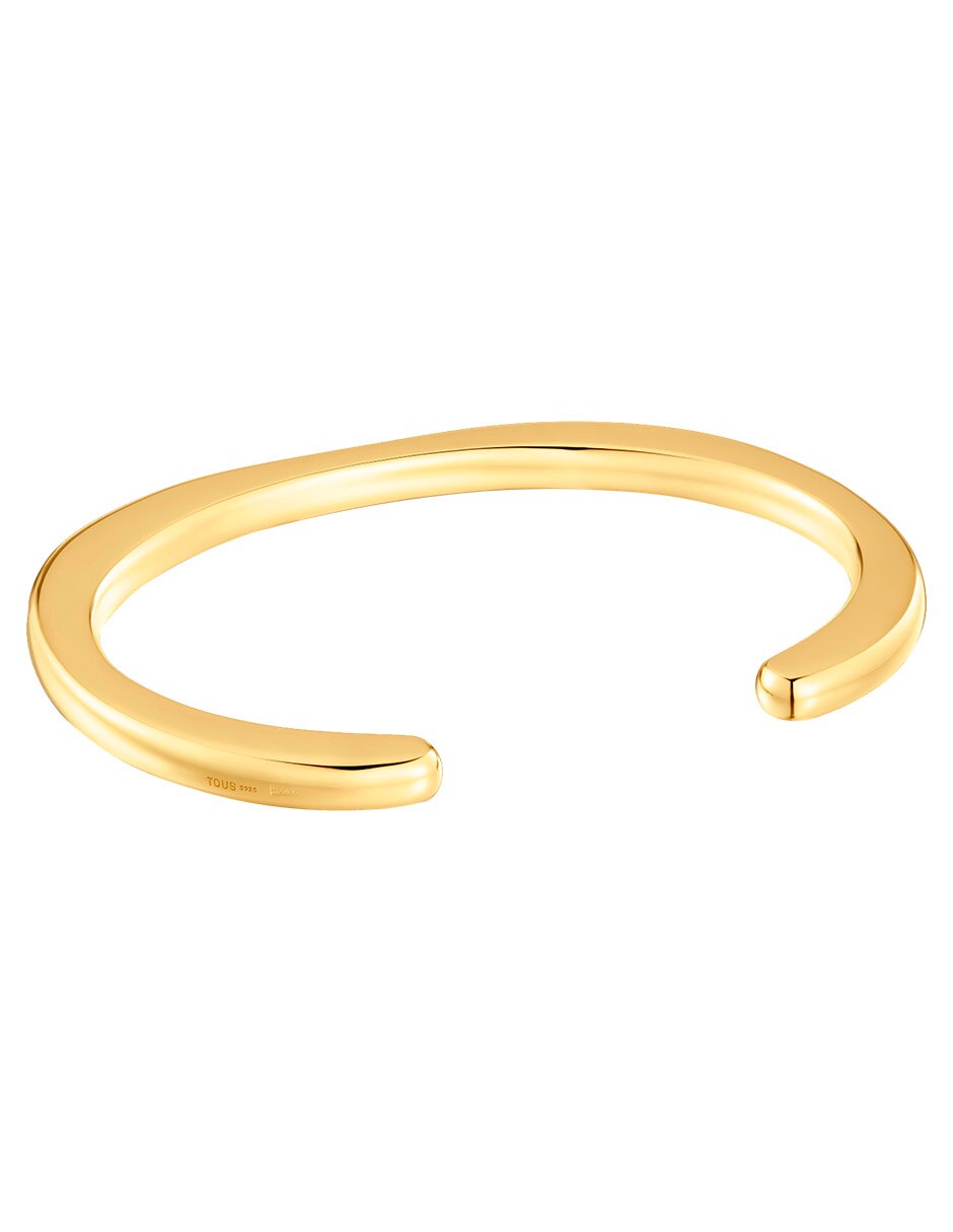 Pulsera de plata P 925 con espinela Tous Line acabado baño de oro 3