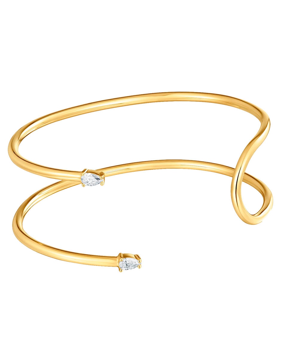 Pulsera de plata P 925 con diamante Tous Lio Lgd acabado baño de oro Pulsera de plata P 925 con diamante Tous Lio Lgd acabado baño de oro