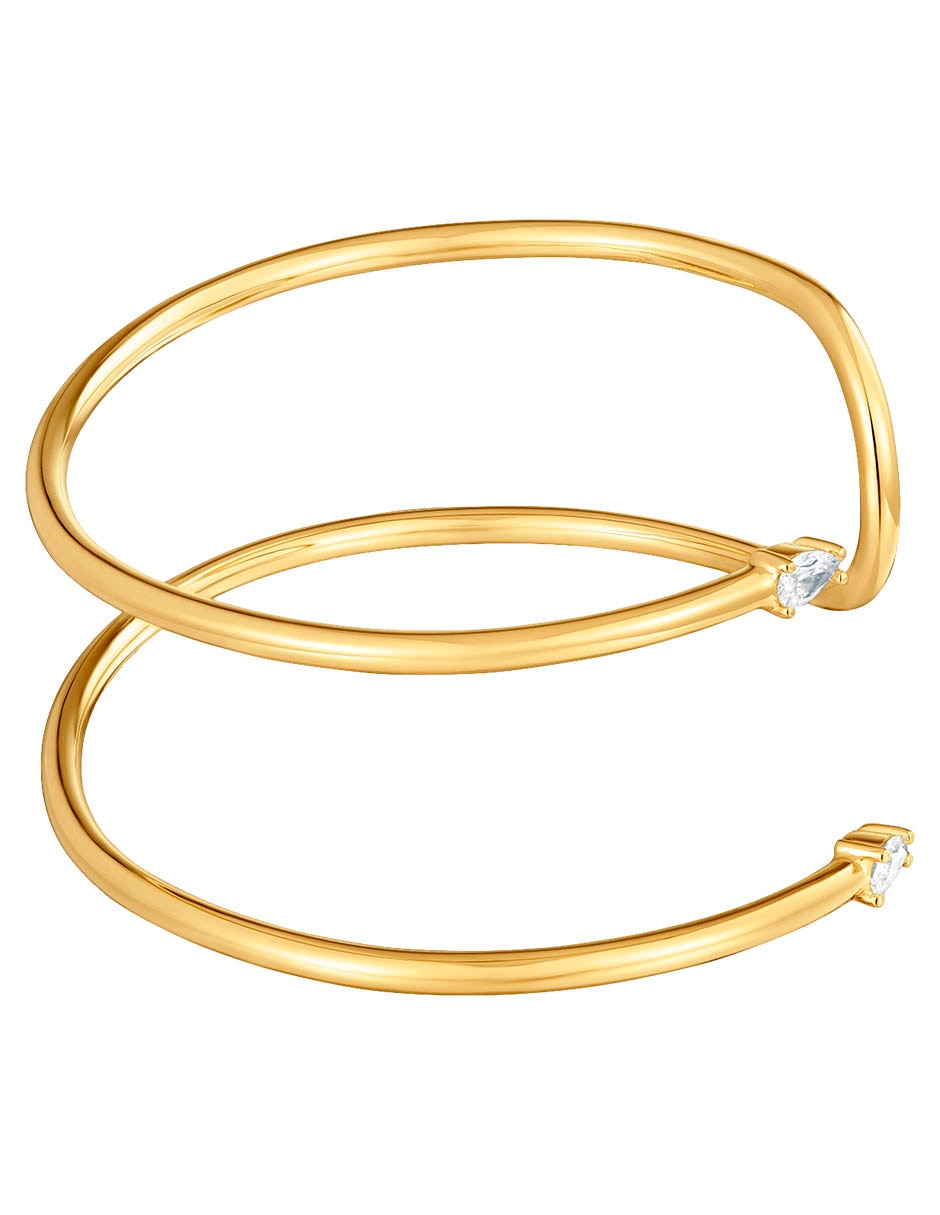 Pulsera de plata P 925 con diamante Tous Lio Lgd acabado baño de oro 2