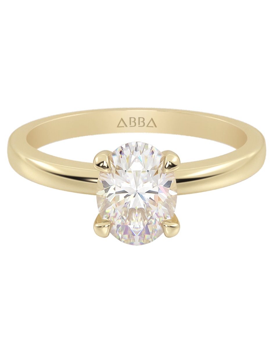 Anillo de compromiso de oro 10 k 1