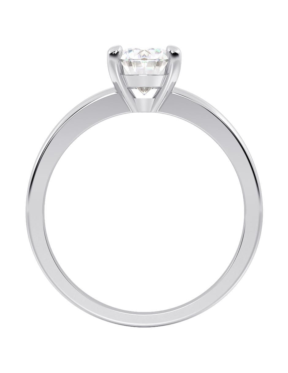 Anillo de compromiso de oro 14 k 10