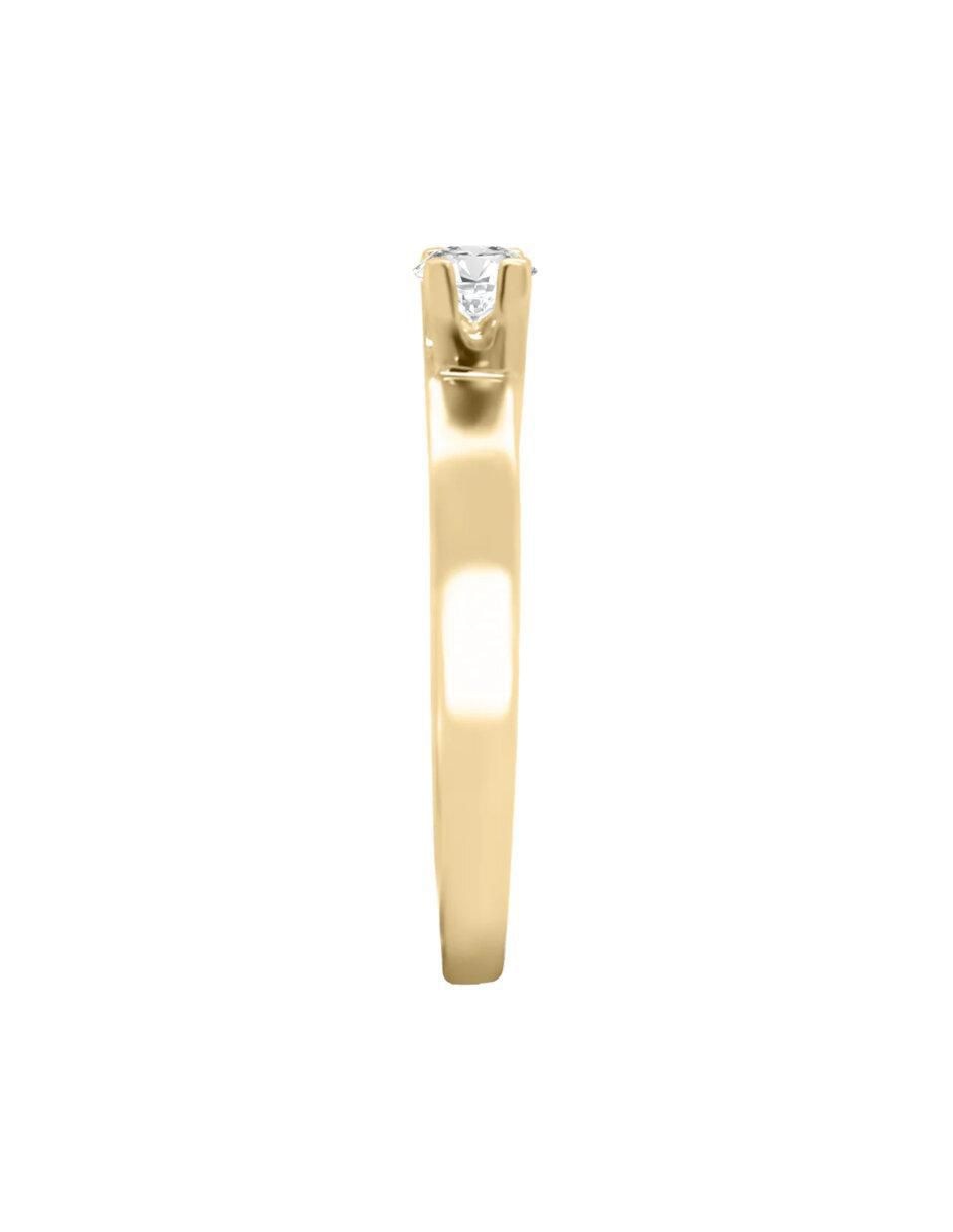 Anillo de compromiso 14 k diamante 3