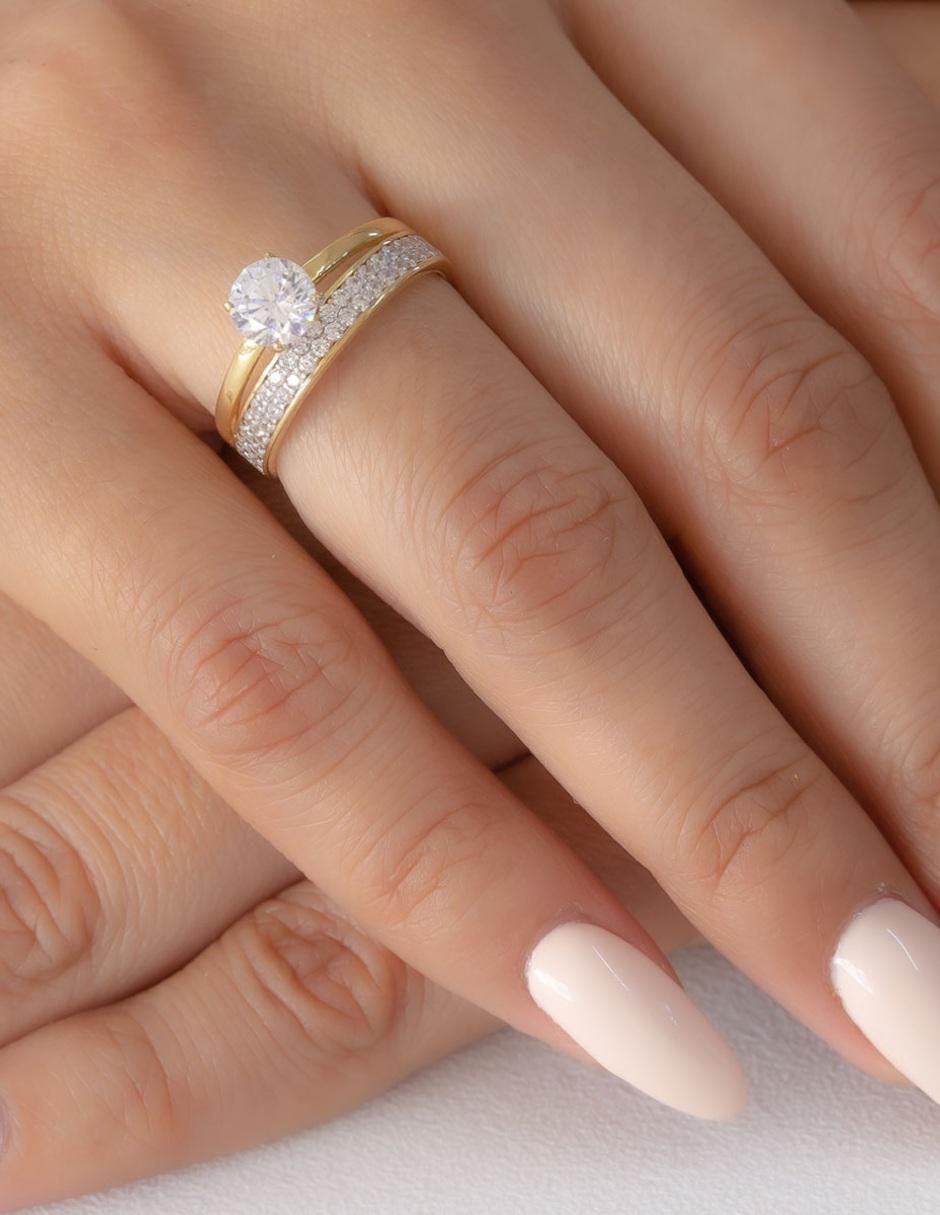 Anillo de compromiso 10 k 4