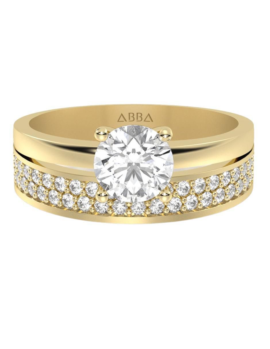 Anillo de compromiso 14 k 1