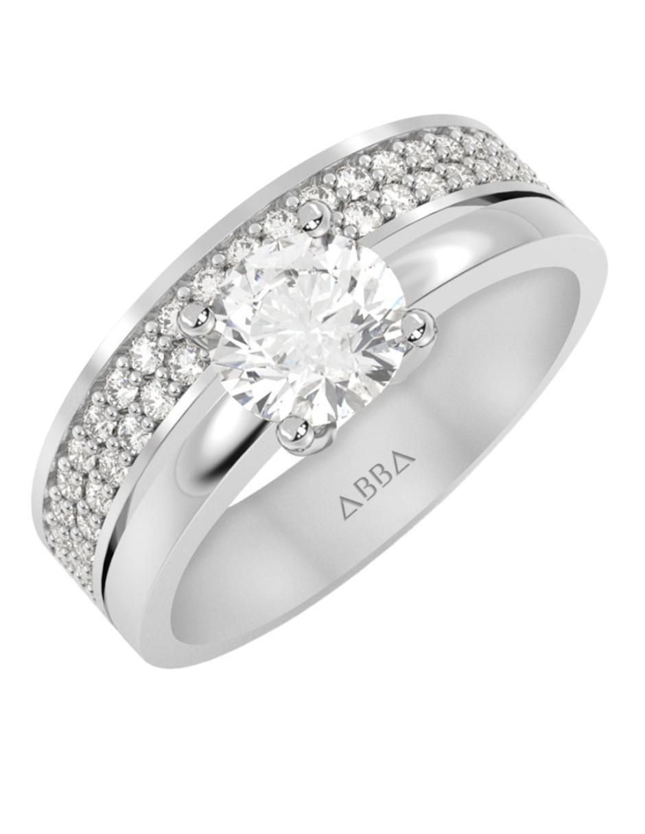 Anillo de compromiso 14 k 3
