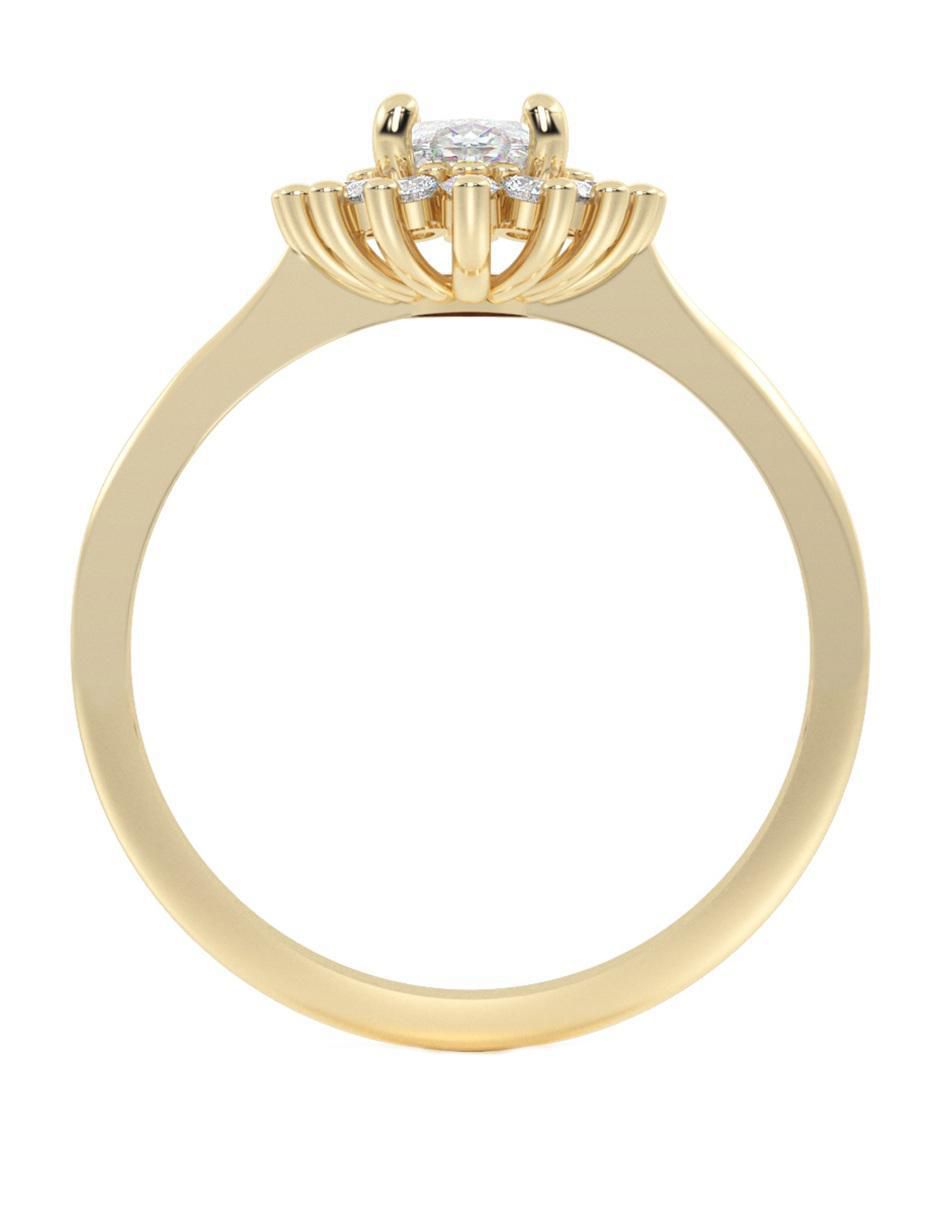 Anillo de compromiso 10 k 5