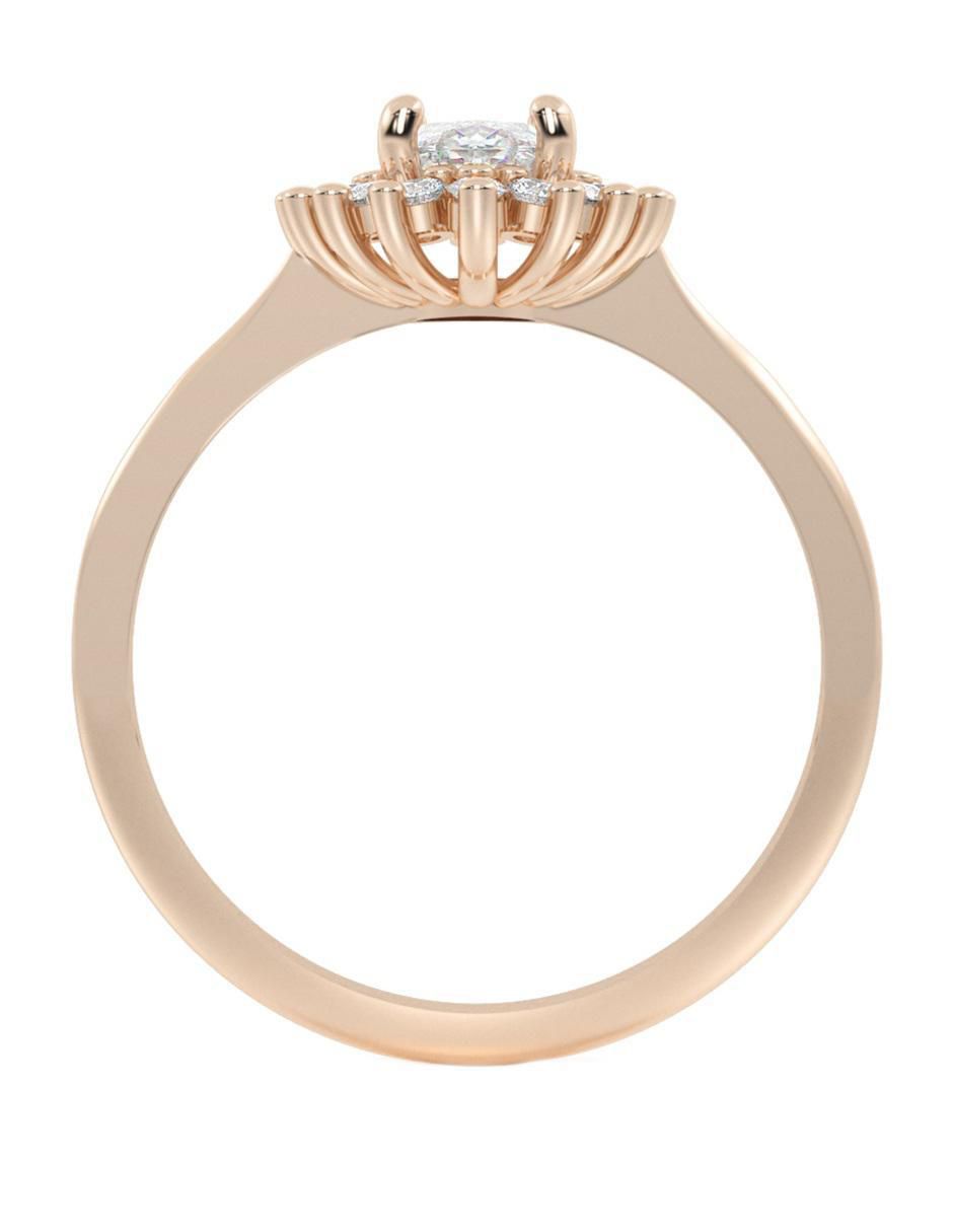 Anillo de compromiso 10 k 5