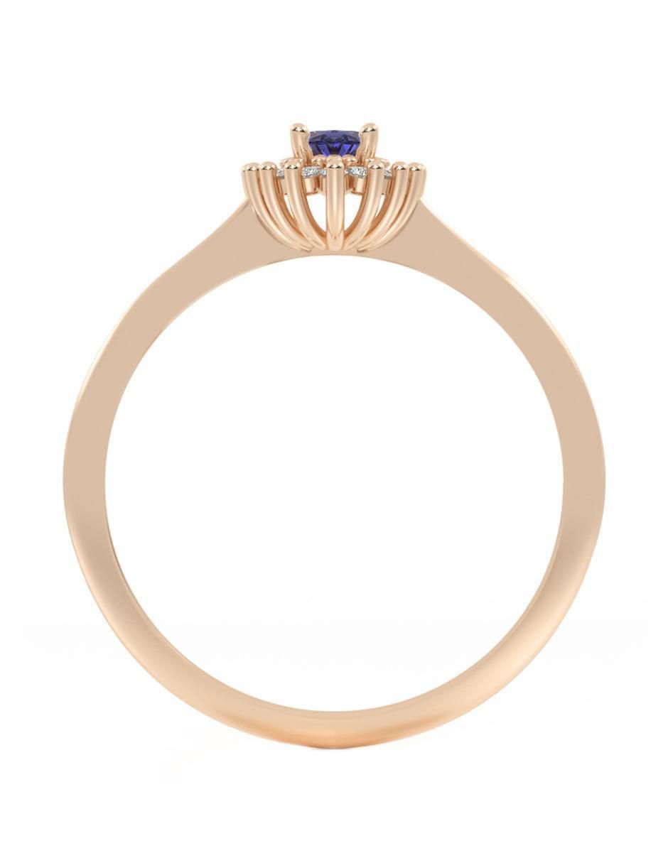 Anillo de compromiso 10 k 3
