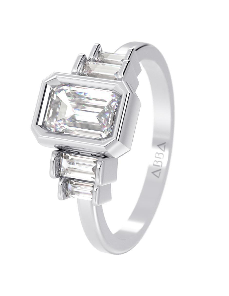 Anillo de compromiso 10 k 6