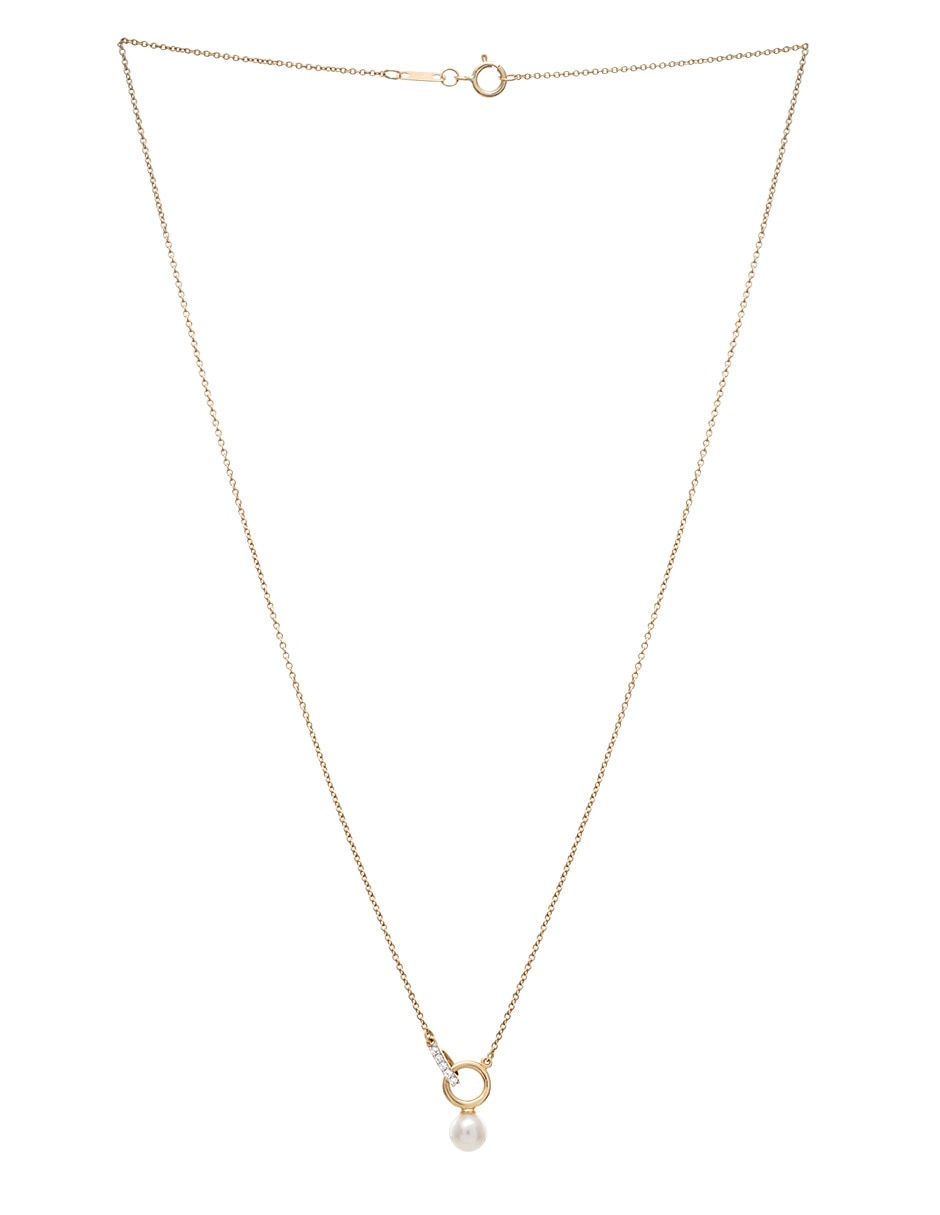 Collar Mjj Brilliant Inc de oro 14 k
