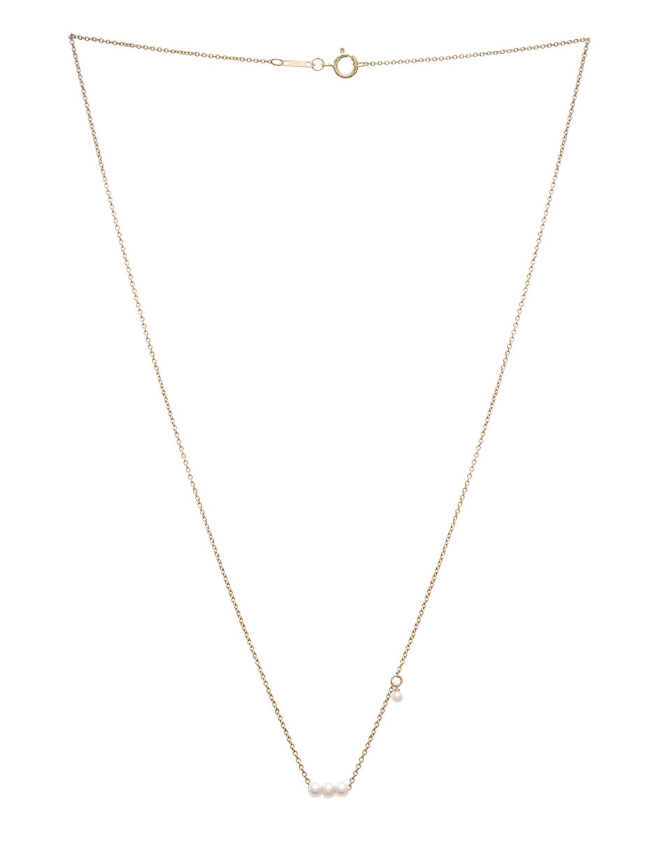 Collar Mjj Brilliant Inc de oro 14 K
