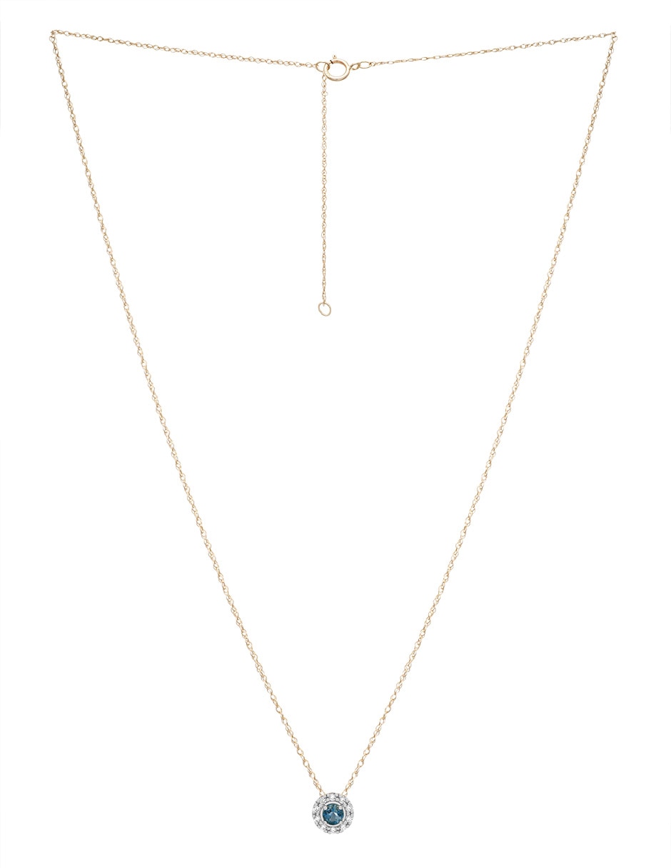 Collar Mjj Brilliant Inc de Oro 14 K