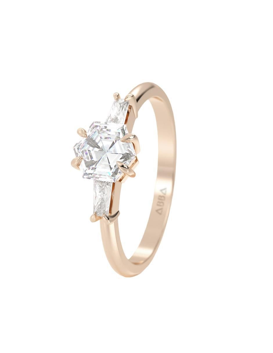 Anillo de compromiso 10 k 5