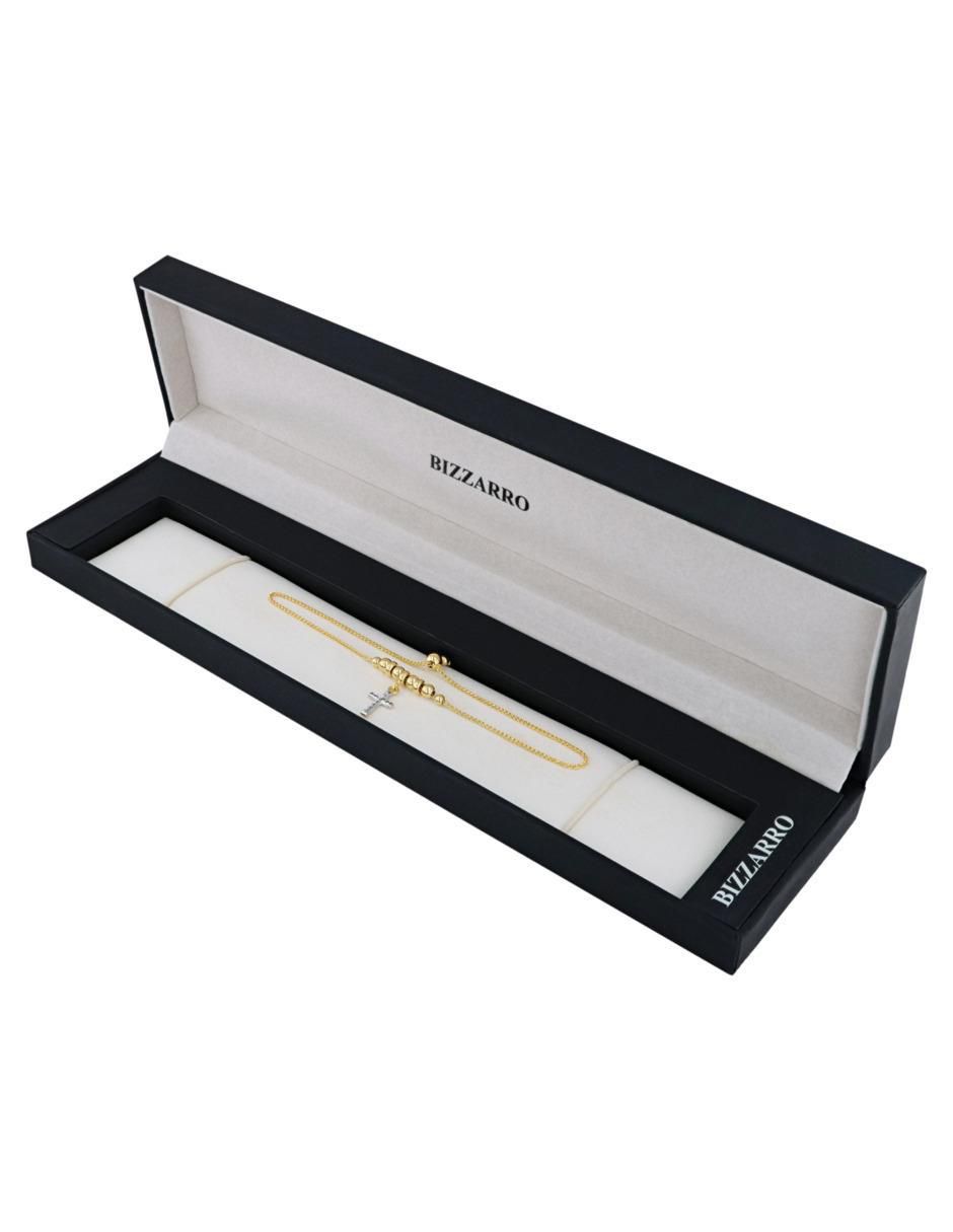 Pulsera de oro amarillo 14 K acabado brillante 4