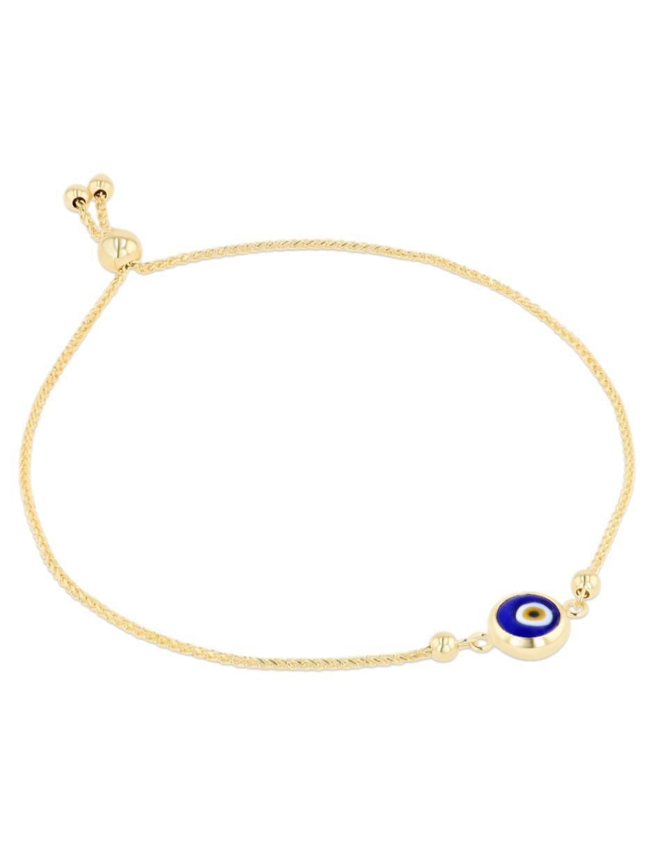 Pulsera de oro amarillo 14 K acabado brillante 2