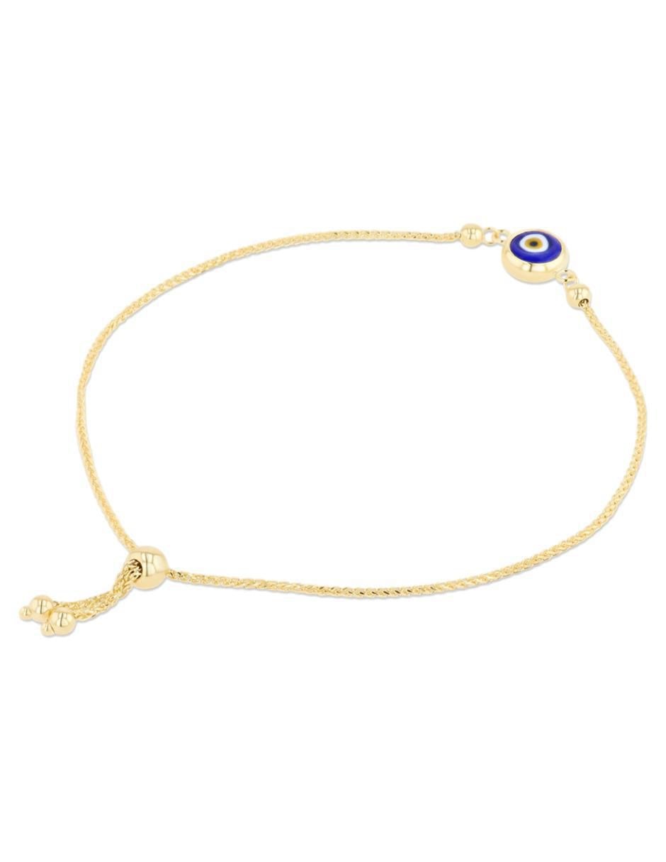 Pulsera de oro amarillo 14 K acabado brillante 3