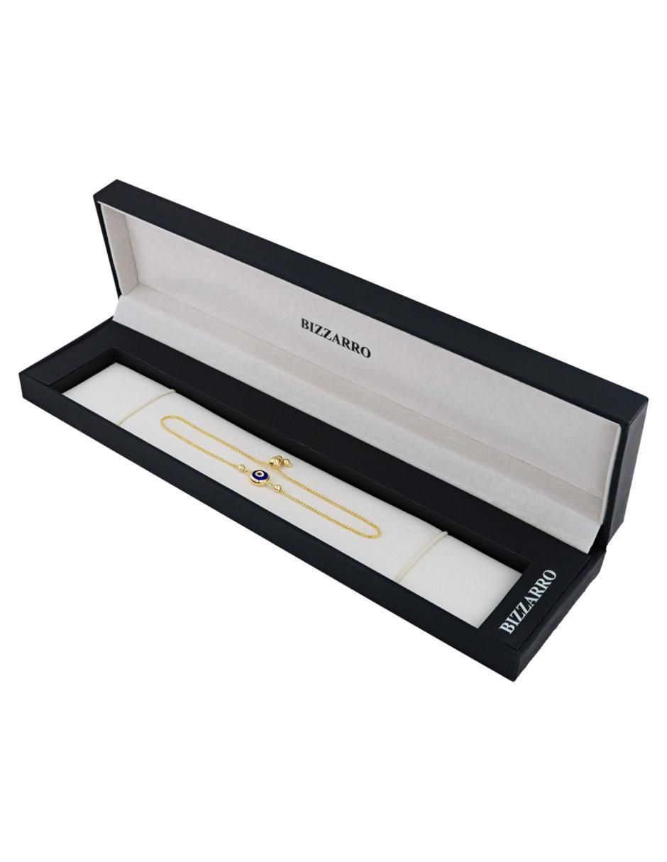 Pulsera de oro amarillo 14 K acabado brillante 4