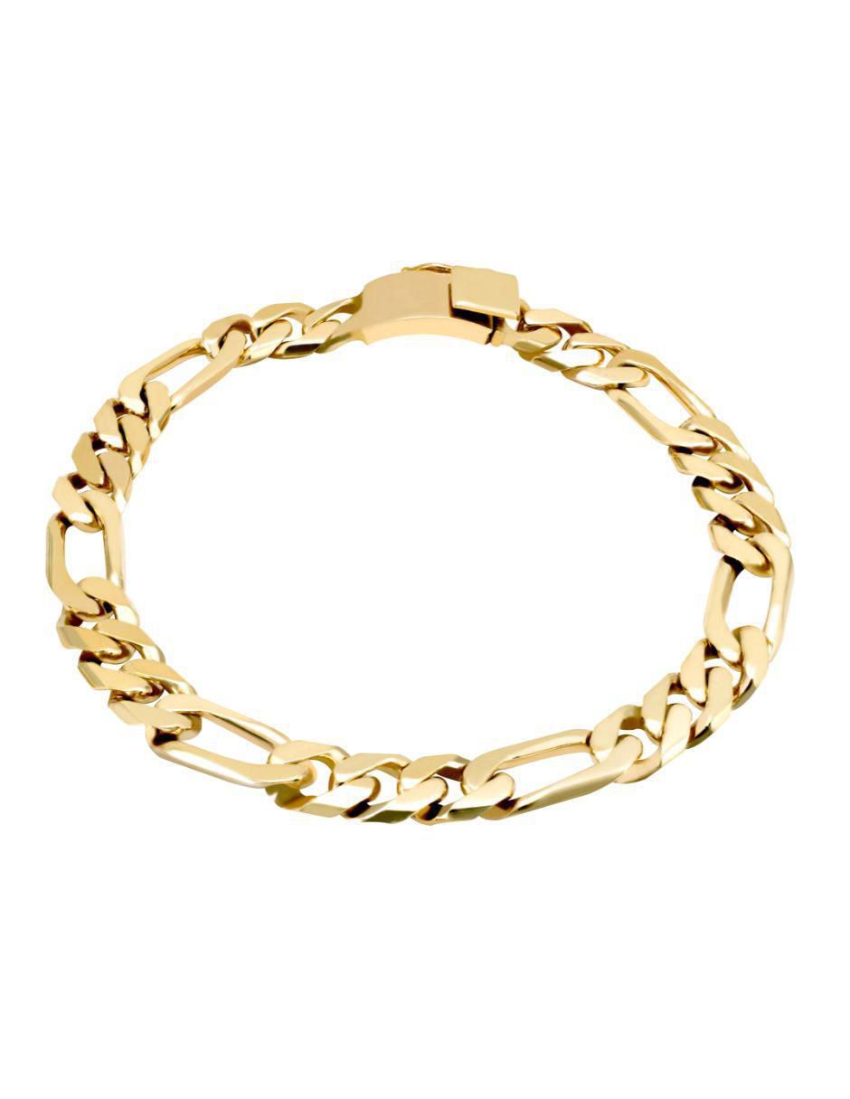 Pulsera de oro amarillo 14 K acabado brillante 1
