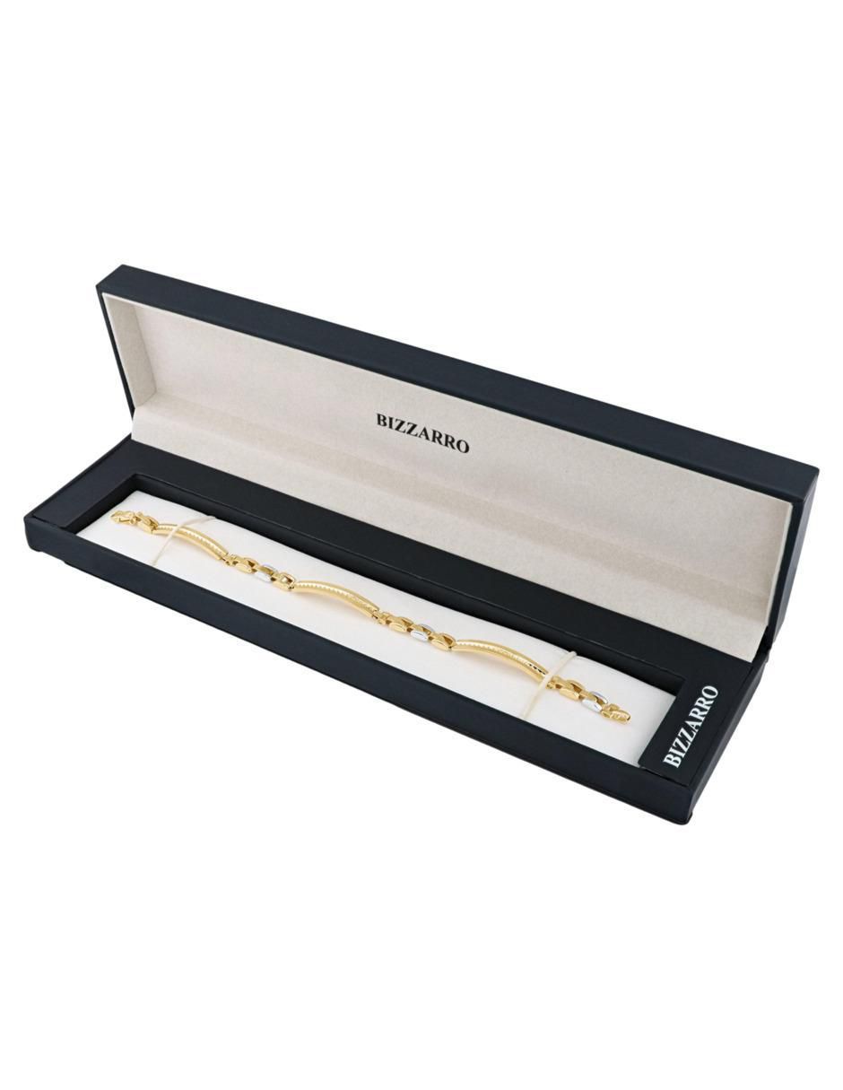 Pulsera de oro amarillo 14 K acabado brillante 4