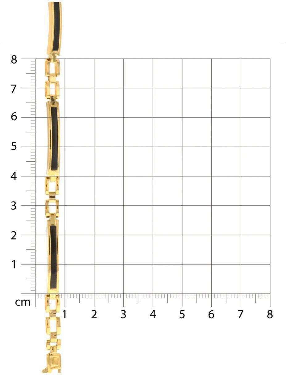 Pulsera de oro amarillo 14 K acabado brillante 6