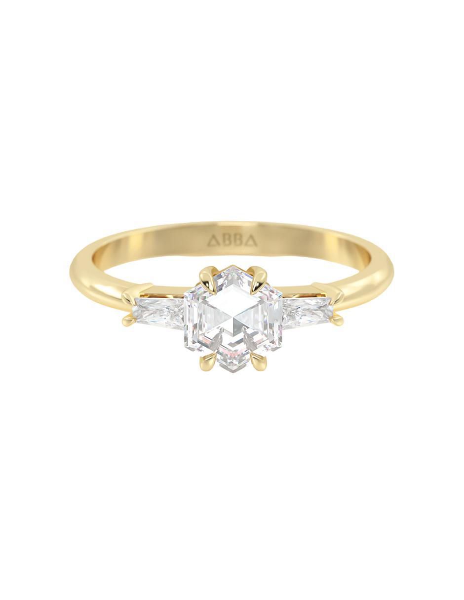 Anillo de compromiso 14 k Anillo de compromiso 14 k