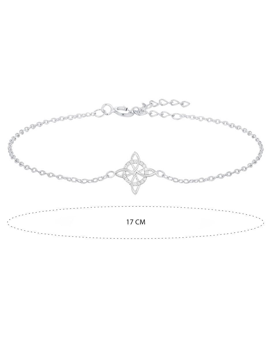Pulsera de plata con zirconia P 925 4