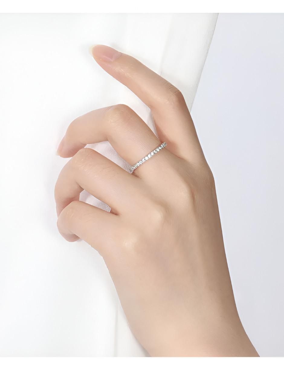 Anillo de compromiso de plata P 925