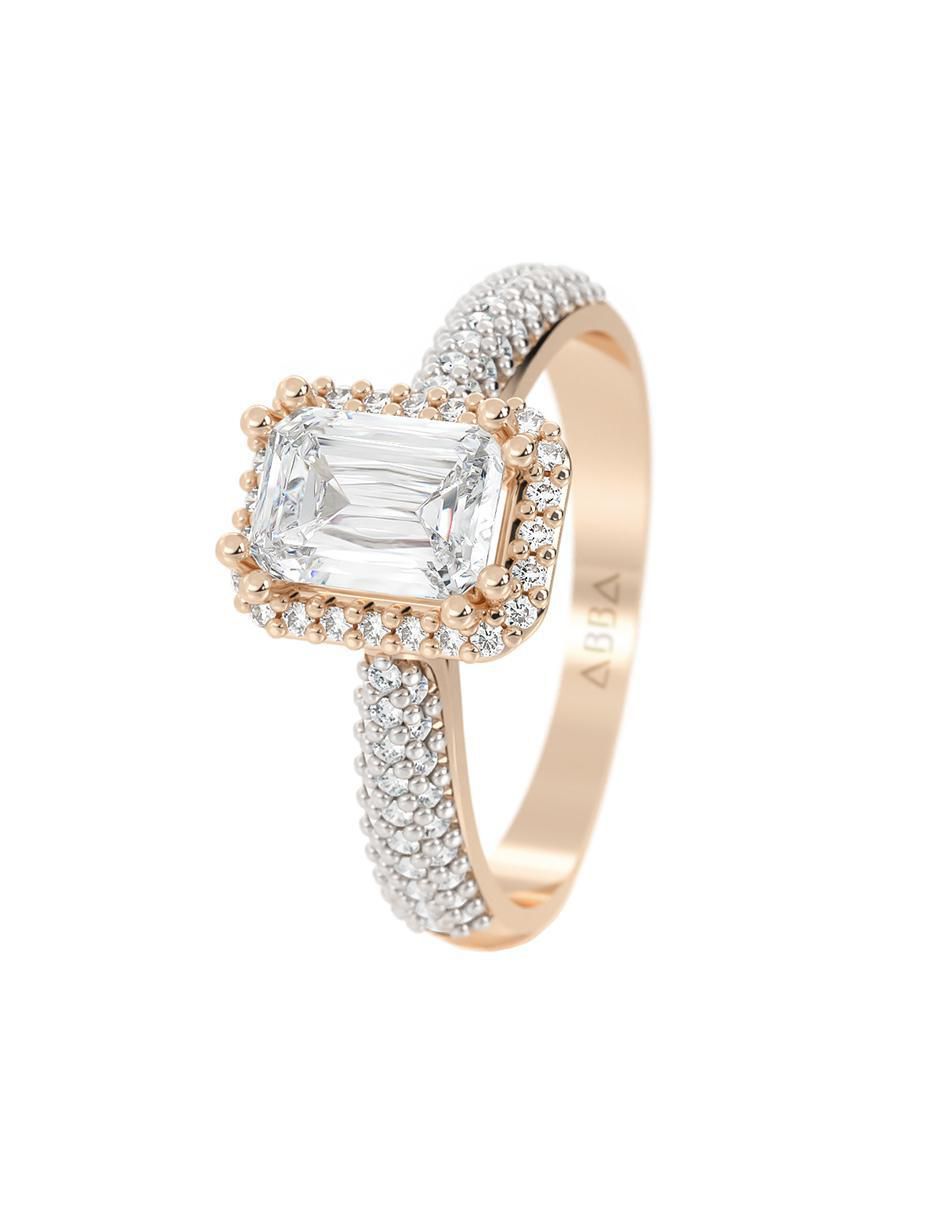Anillo de compromiso 14 k 2