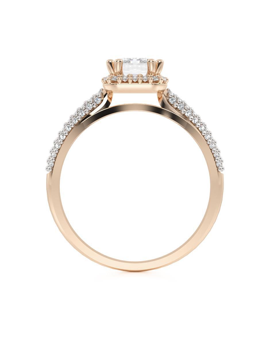 Anillo de compromiso 14 k 3