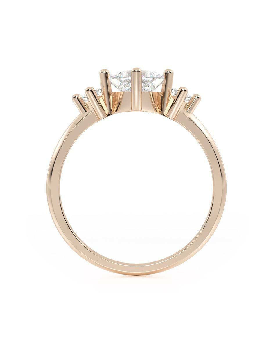 Anillo de compromiso 14 k 2