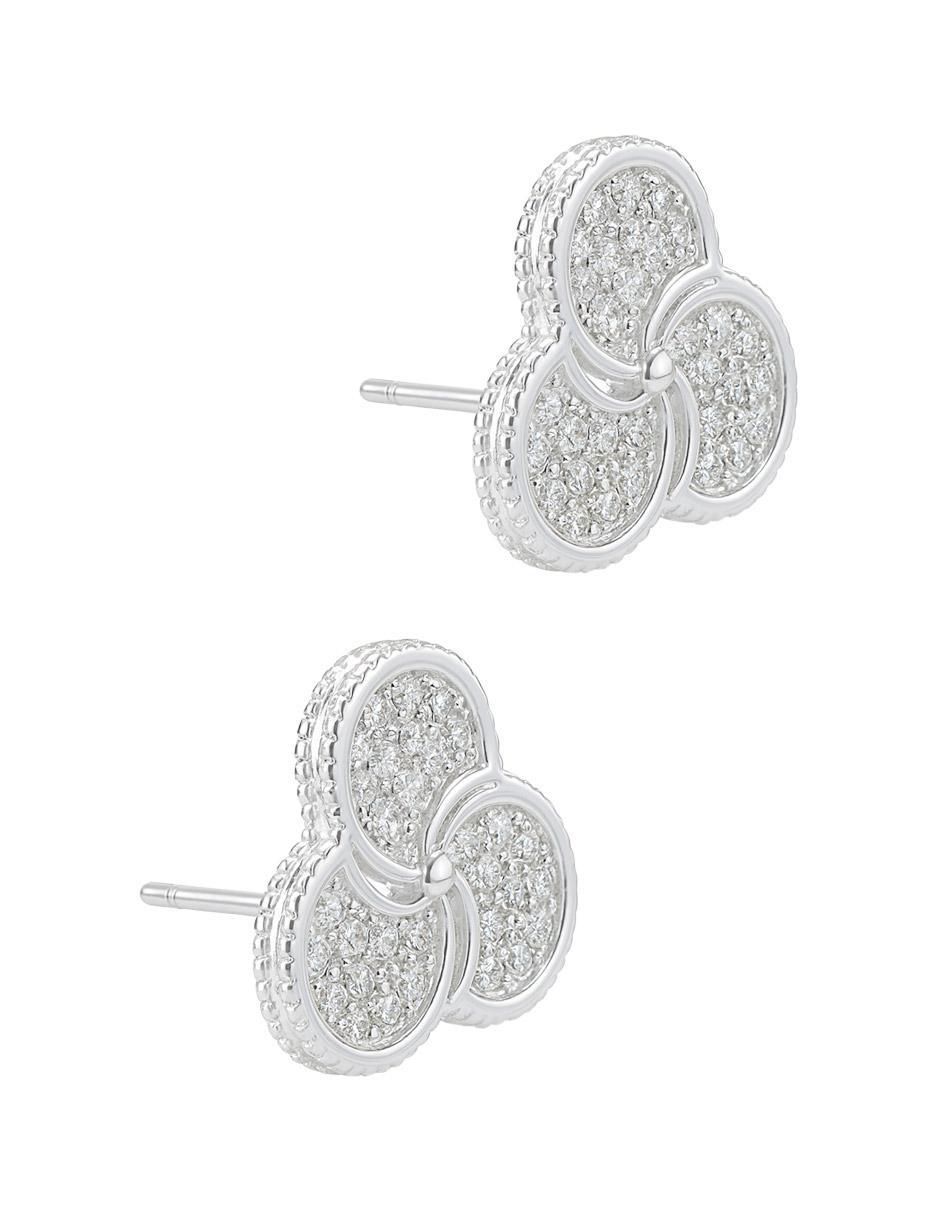 Aretes de plata P 925 con acabado pulido 2