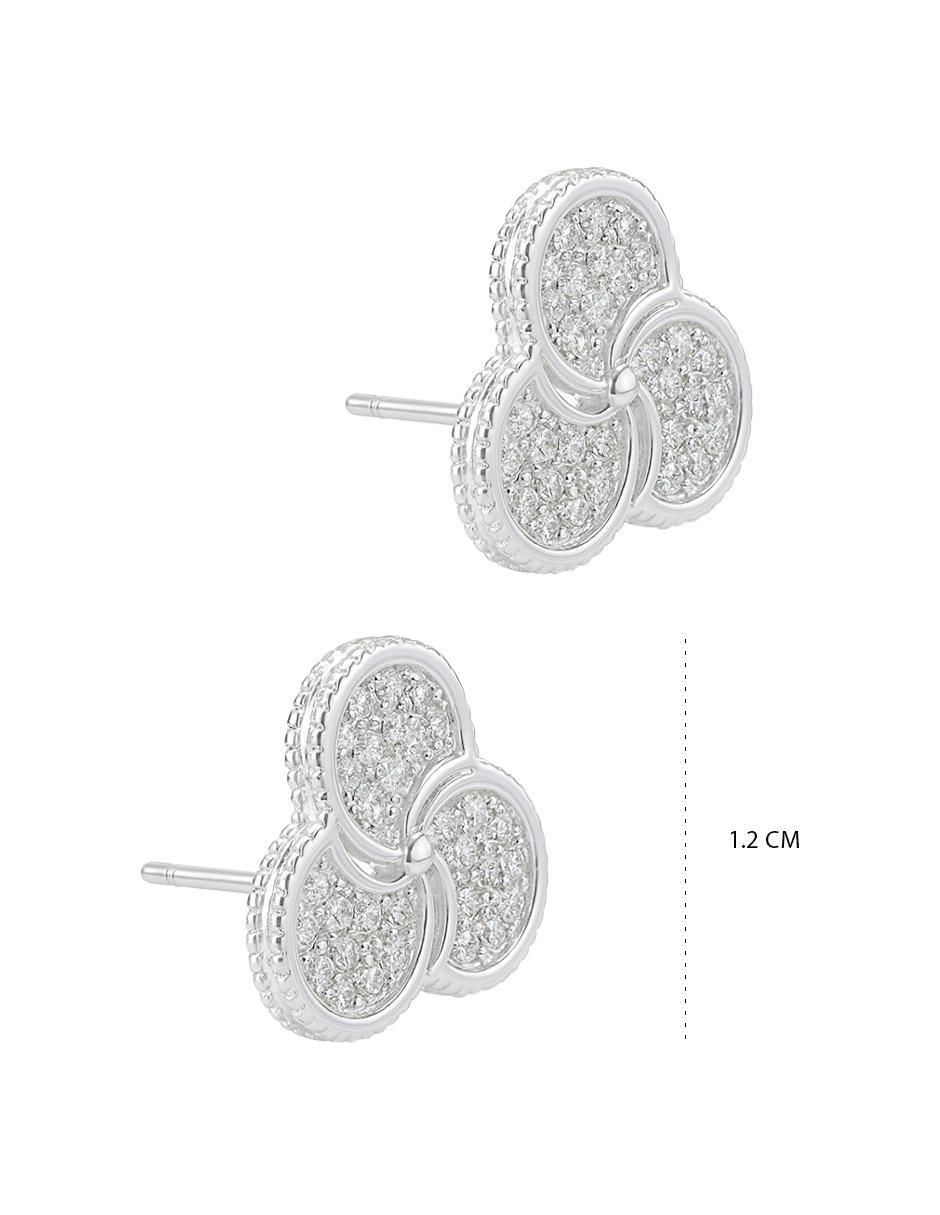Aretes de plata P 925 con acabado pulido 6