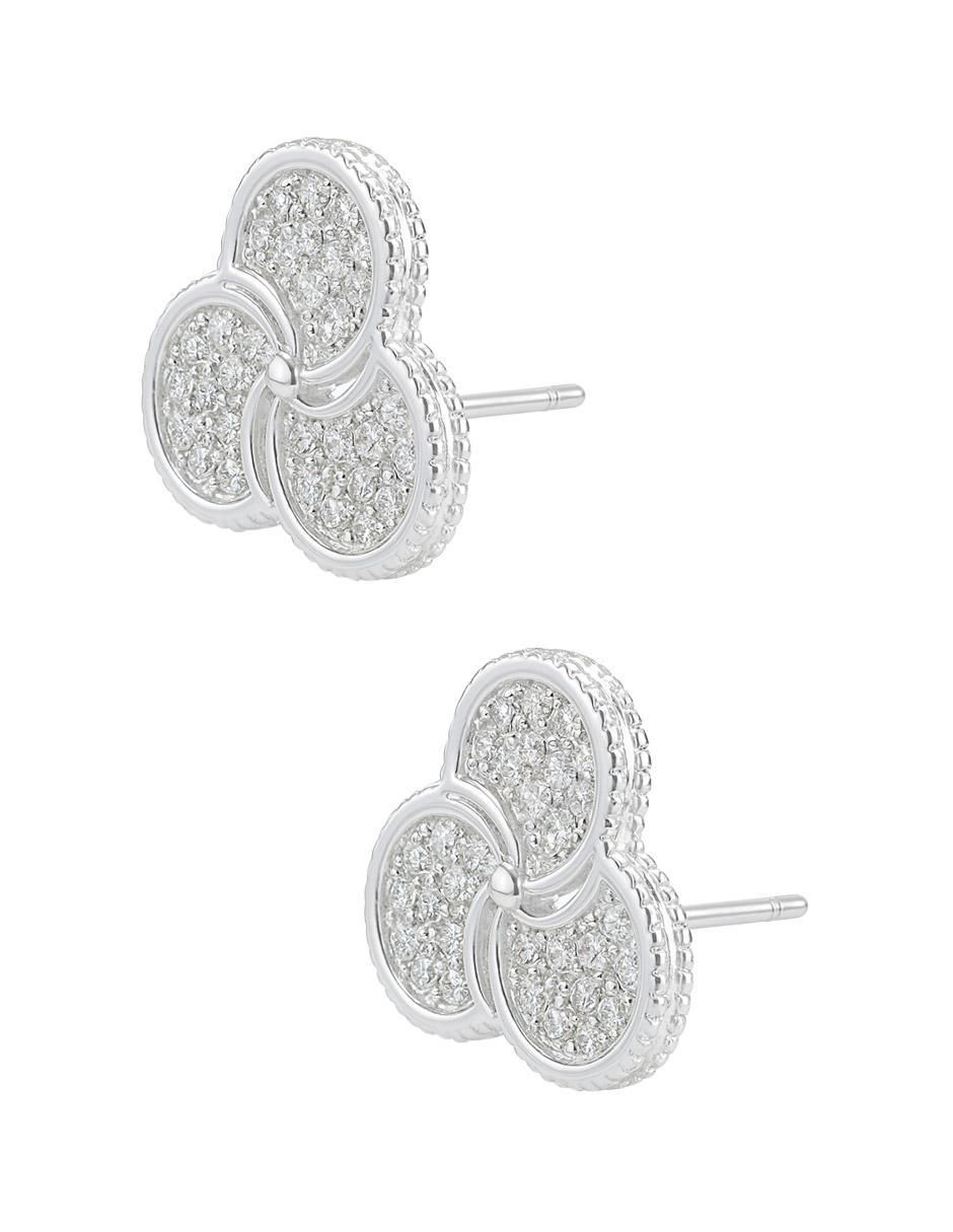 Aretes de plata P 925 con acabado pulido 3