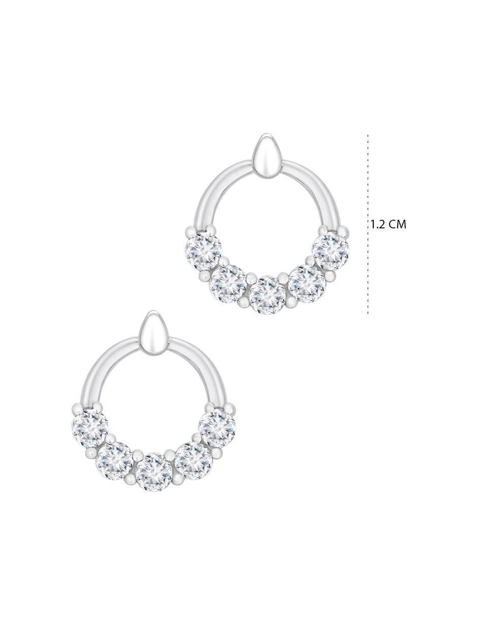 Set de aretes de plata P 925 con acabado pulido 6