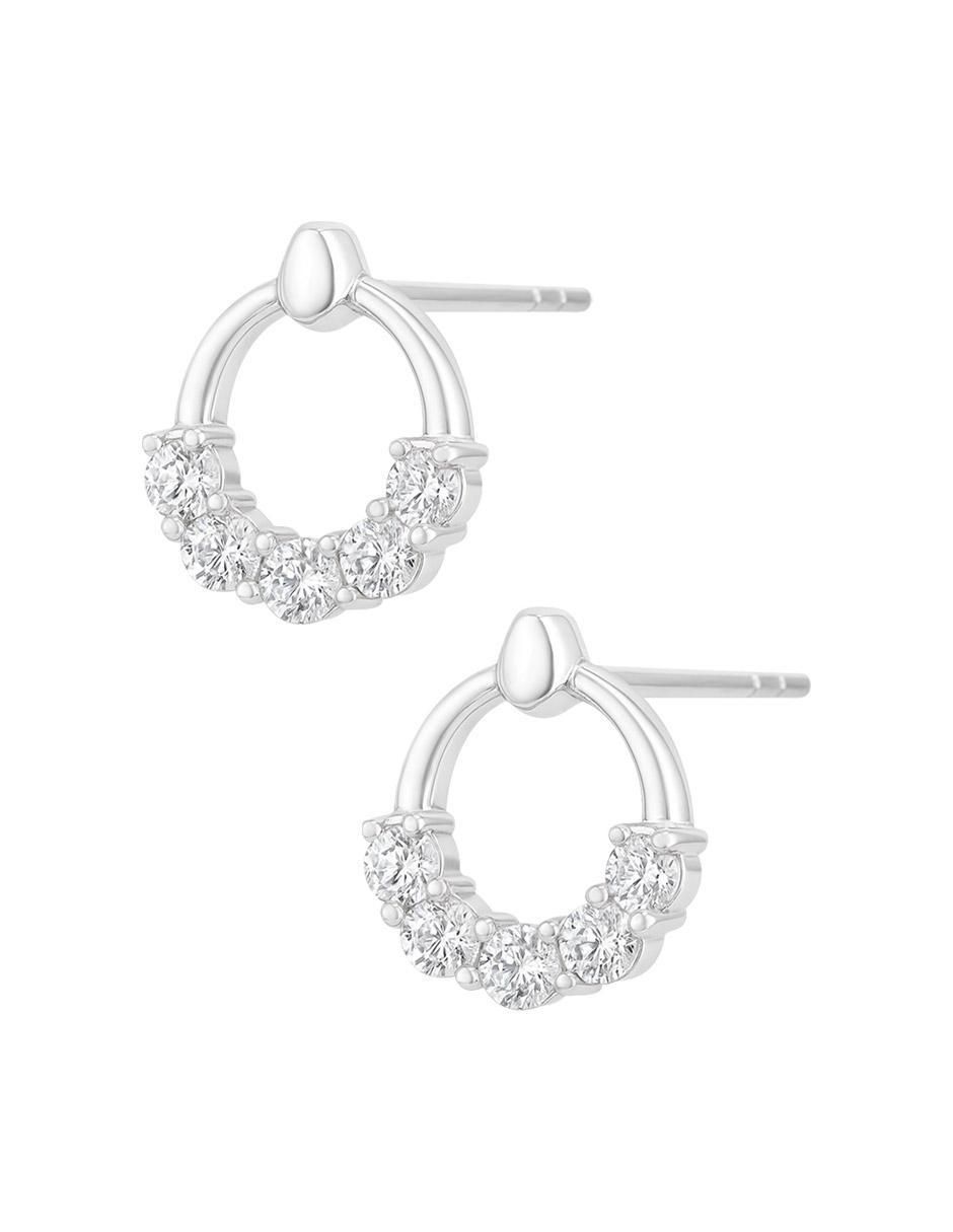 Set de aretes de plata P 925 con acabado pulido 3