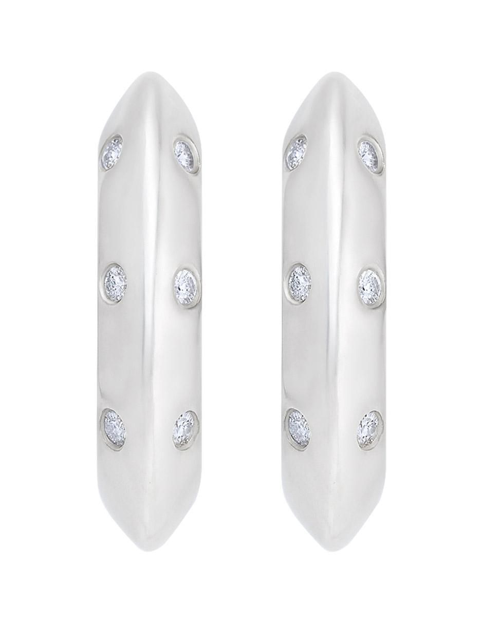 Set de aretes de plata P 925 con acabado pulido Set de aretes de plata P 925 con acabado pulido