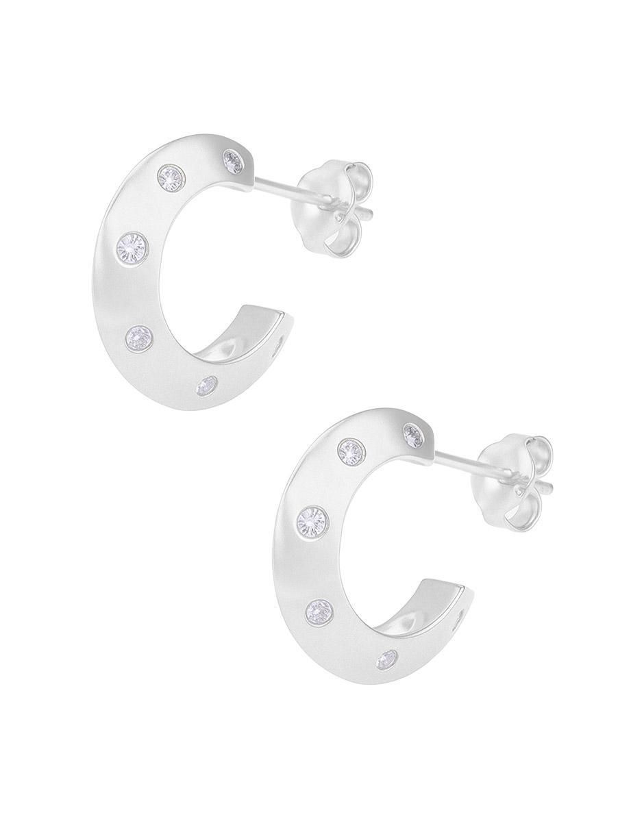 Set de aretes de plata P 925 con acabado pulido 3