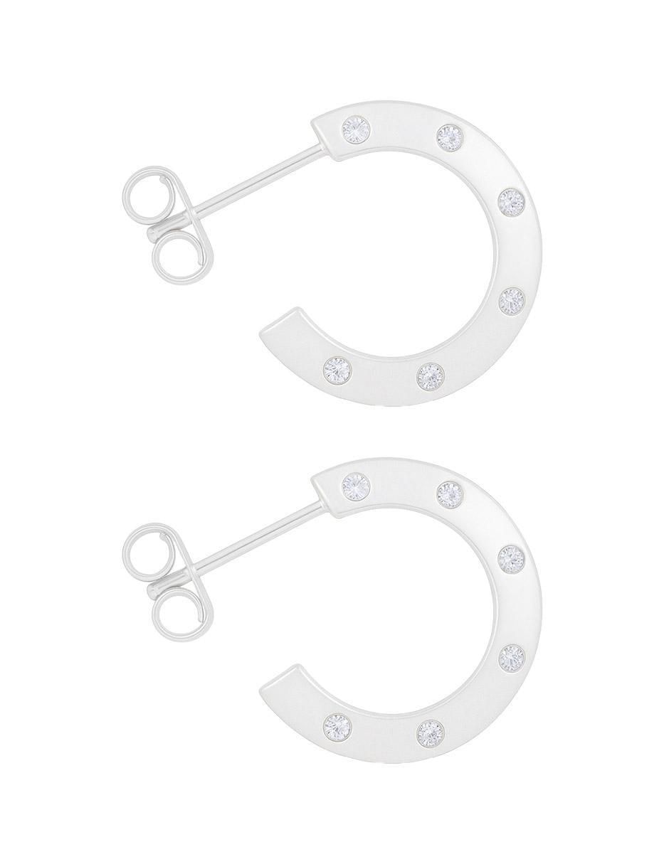 Set de aretes de plata P 925 con acabado pulido 4