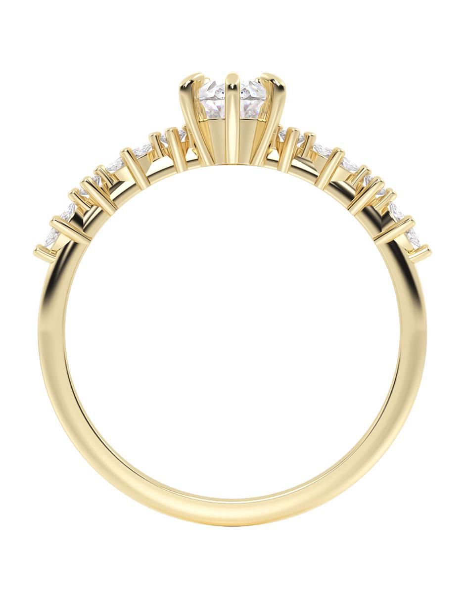 Anillo de compromiso 10 k 6