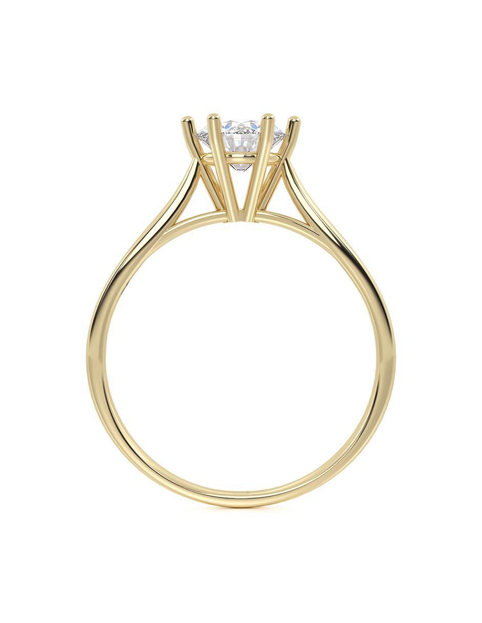 Anillo de compromiso 10 k 6