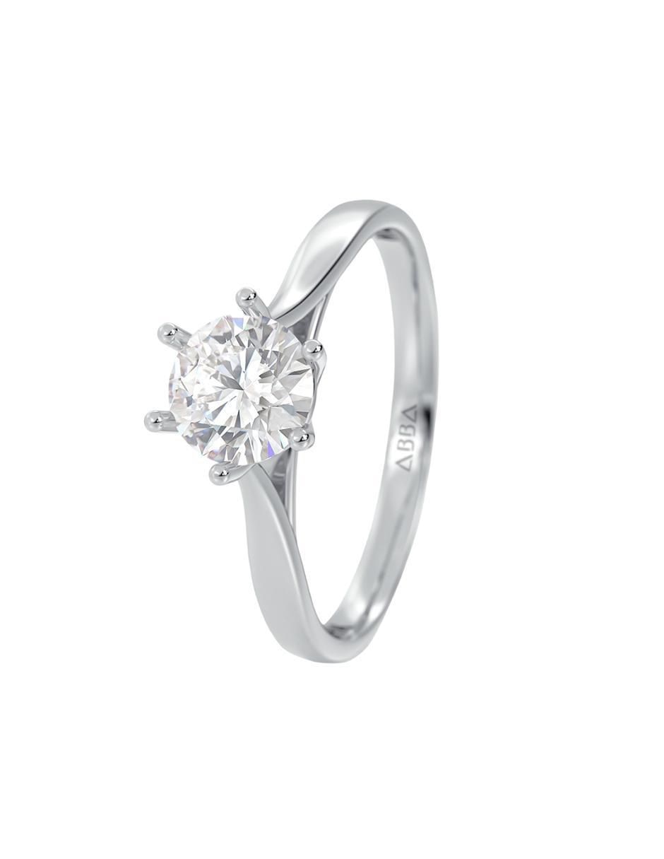 Anillo de compromiso 14 k 5