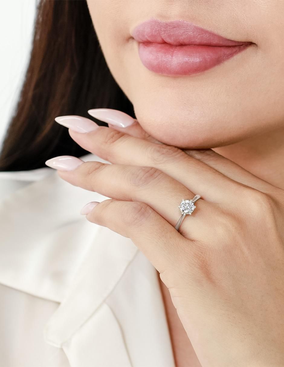 Anillo de compromiso 14 k 4
