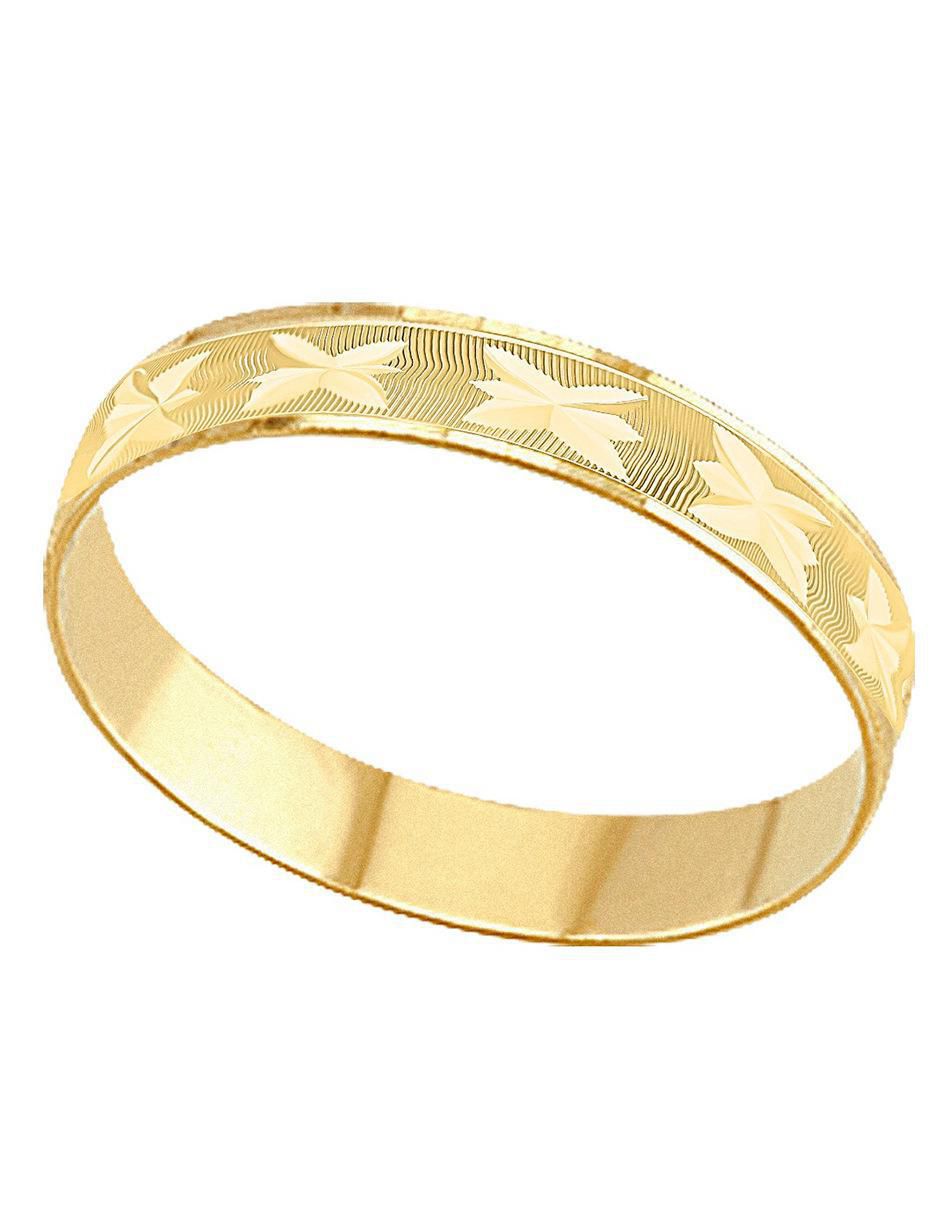 Anillo de estrella 10 k de oro brillante Anillo de estrella 10 k de oro brillante