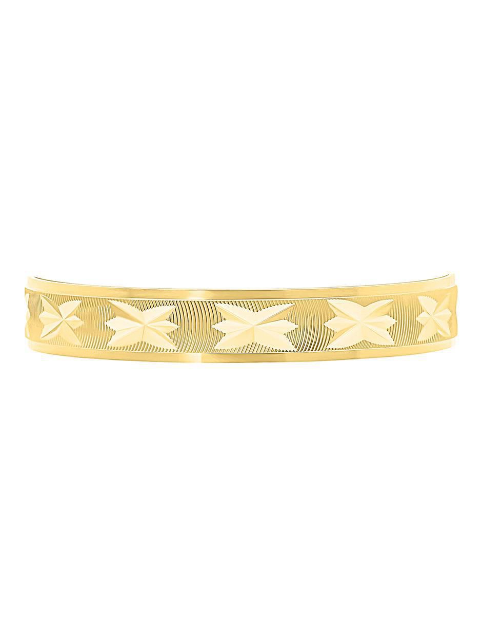 Anillo de estrella 10 k de oro brillante 6