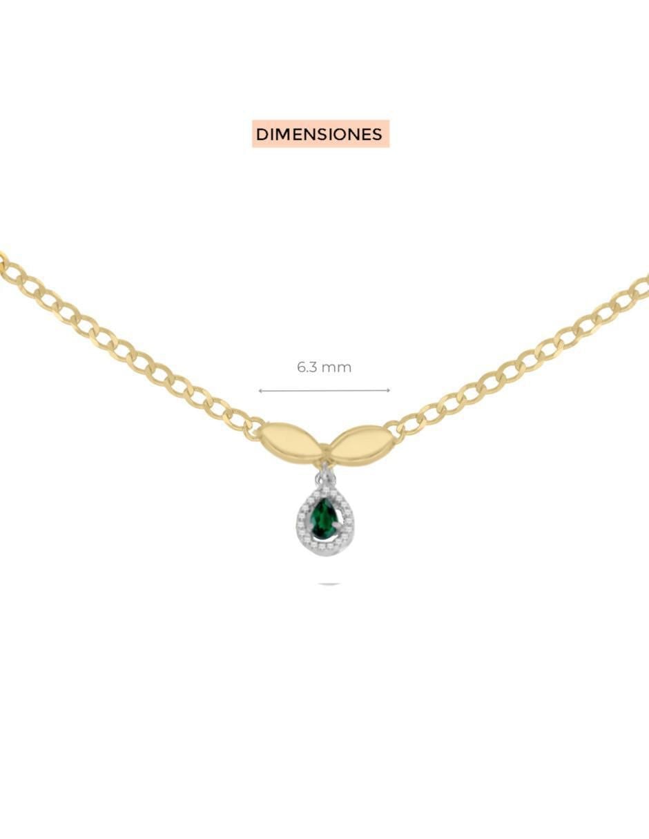 Gargantilla de ovalado Fascinare Cristina de oro 14 K 2